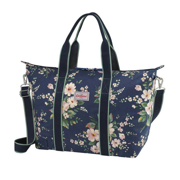 Foldaway Overnight Bag Spitalfields Navy 1