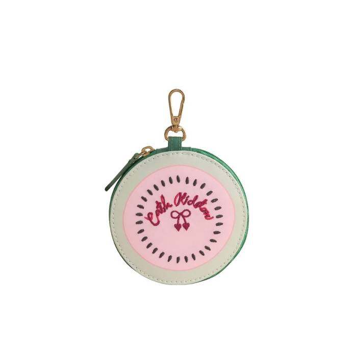 Female Clip On Plushie Charm Bag Watermelon Green