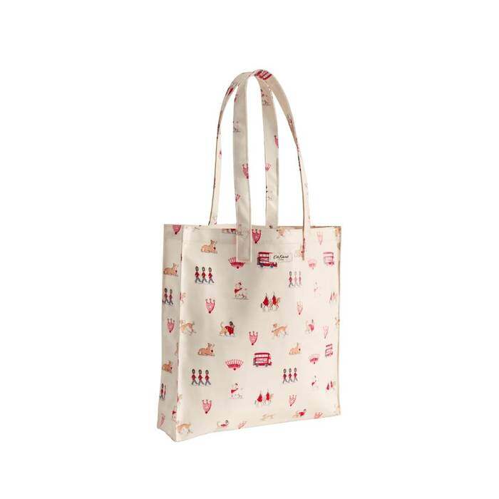 Female Large Bookbag Queenies London Cream
