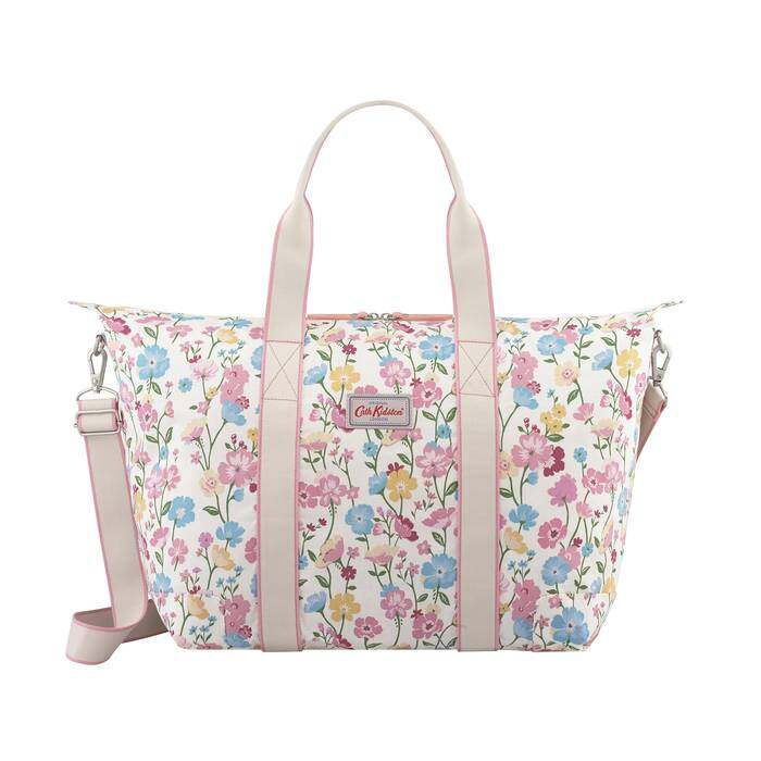 Foldaway Overnight Bag Park Meadow  Warm Cream