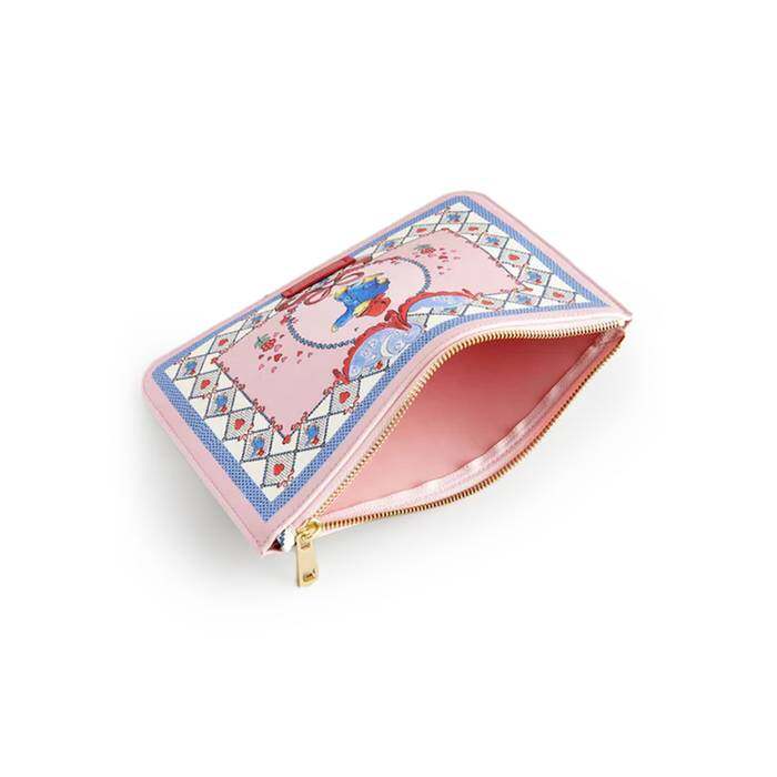Female Saffiano Pouch Paddington Party Pink 1