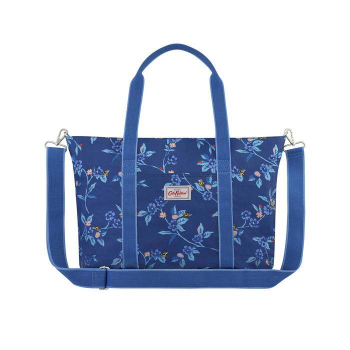 Core Tote Nappy Bag Greenwich Flowers Midnight Blue