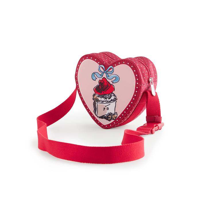 Female Crossbody Paddington Heart Red