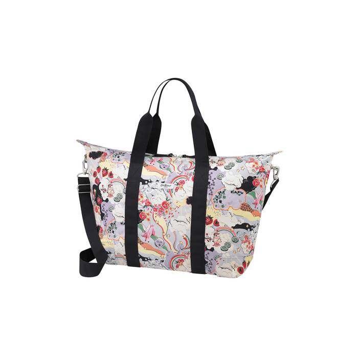Foldaway Overnight Bag Self Care  Blue/Grey 1