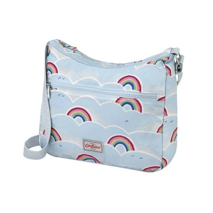Foldaway Cross Body Rainbows Powder Blue 1