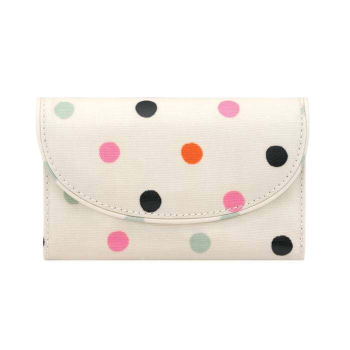 MFS Folded Curve Wallet Spot Cream 0