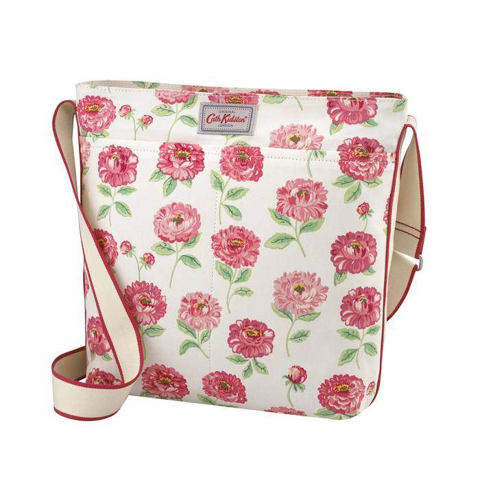 Zipped Messenger Bag Dahlia Cream 1