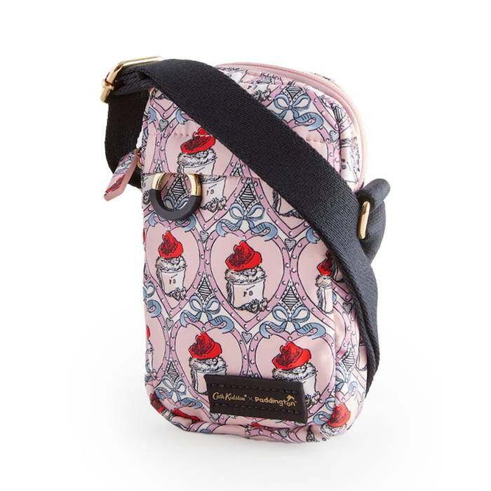 Female Phone Crossbody Paddington Heart Pink