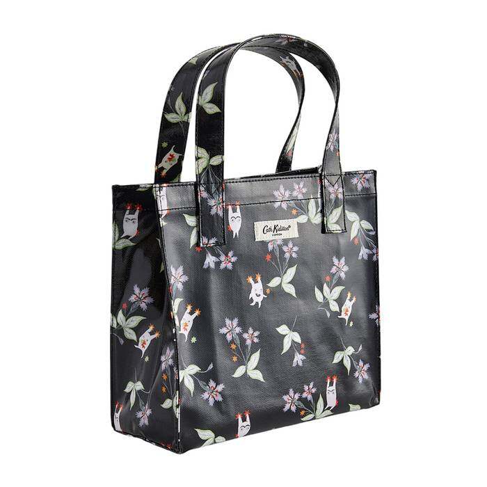 Female Small Bookbag Moonlight Monsters Black