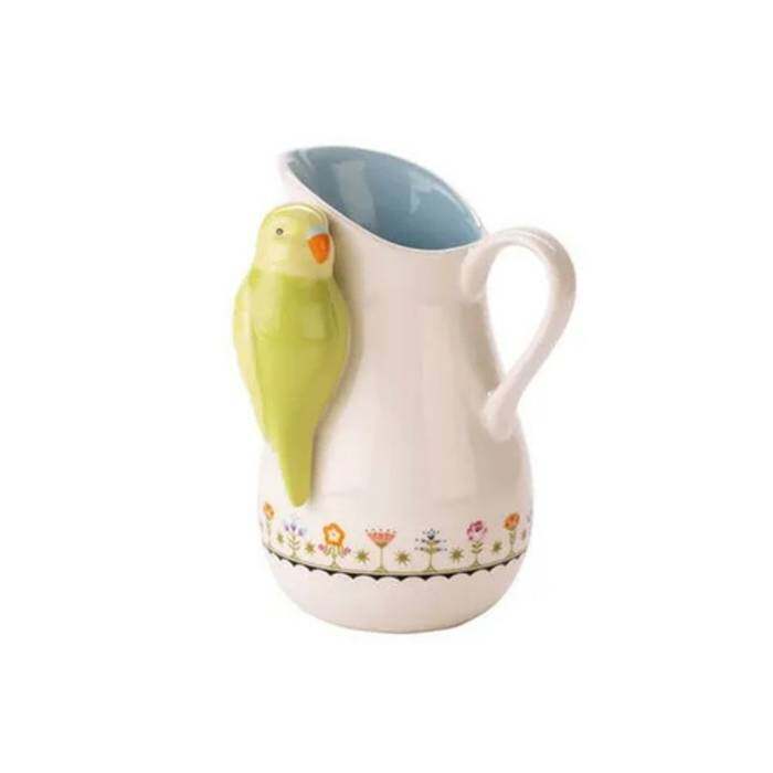 Medium Budgie Jug Painted Table Multi-color 1