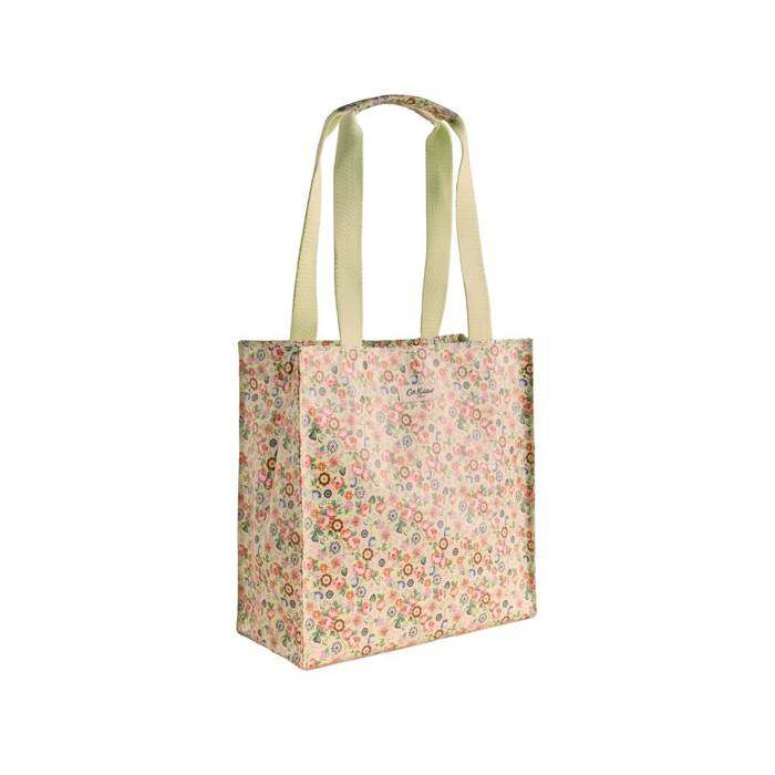 Female Medium Book Bag Pearly Queen Ditsy Yellow