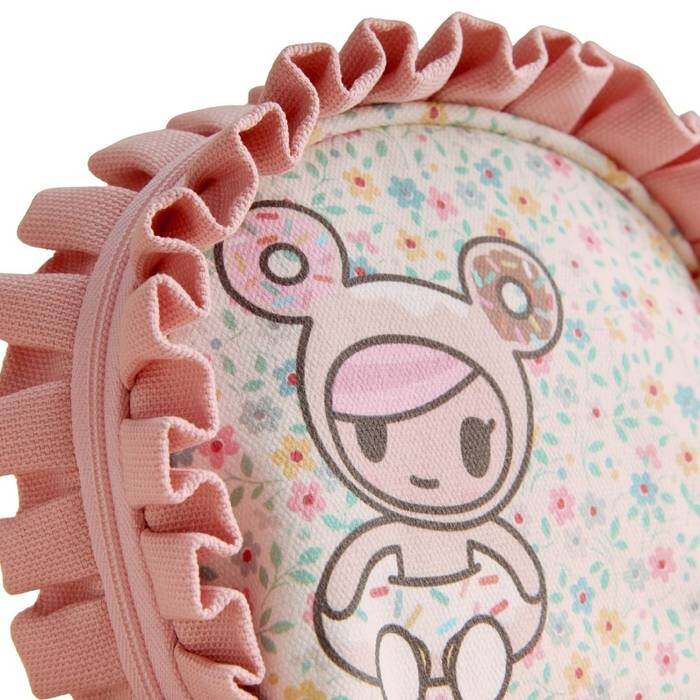 Female Half Moon Coin Purse Tokiedoki Ditsy Cream 1