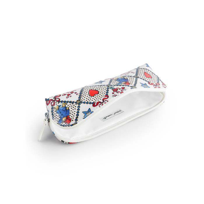 Female Pencil Case Paddington Check White 1