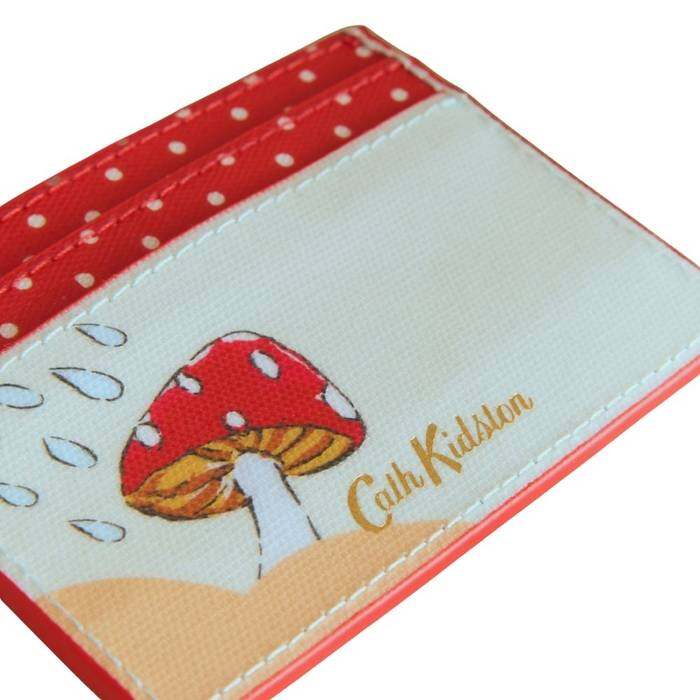 Female Card Holder Retro Mushroom Green 1