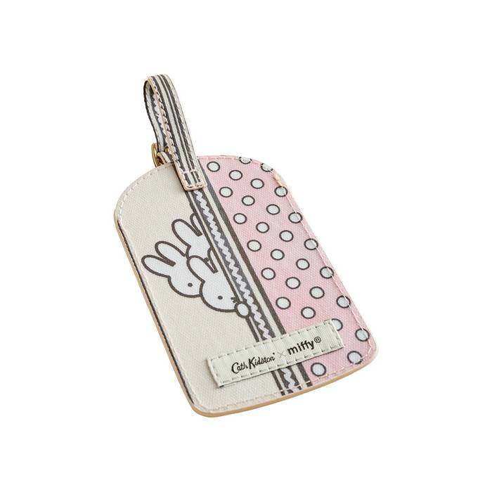 Female Travel Wallet Miffy Drawn Stripe Green