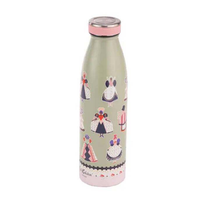 Stainless Steel Bottle 460 ML Wild Flowers Wild Women Green