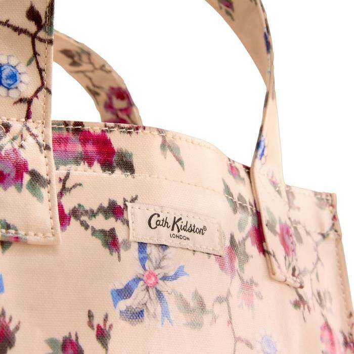 Female Small Bookbag Acorn Sprig Cream 1