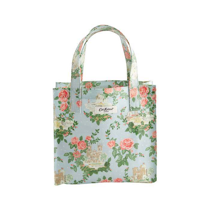 Female Small Bookbag English Rose Blue 1