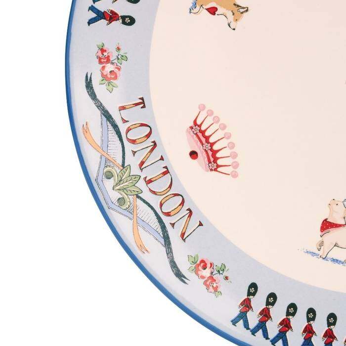Side Plate London Town Multi-color 1