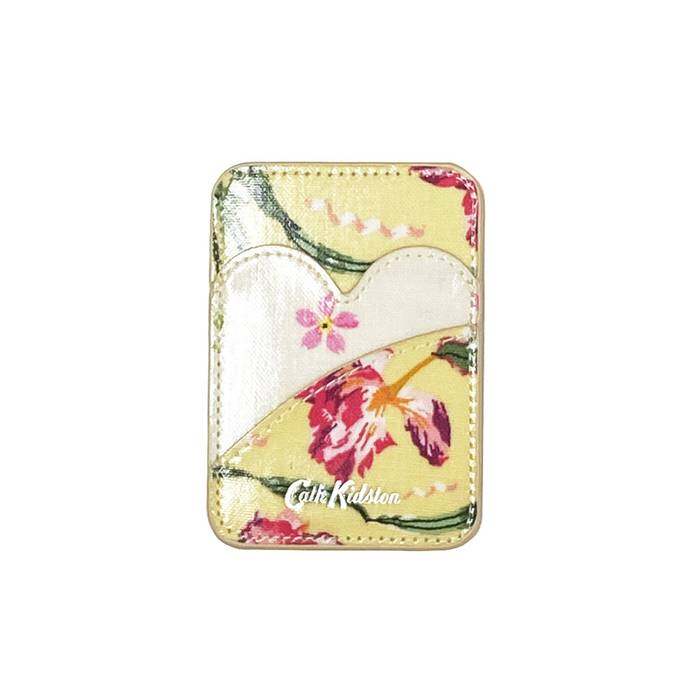 Heart Card Holder Floral Fancy Green