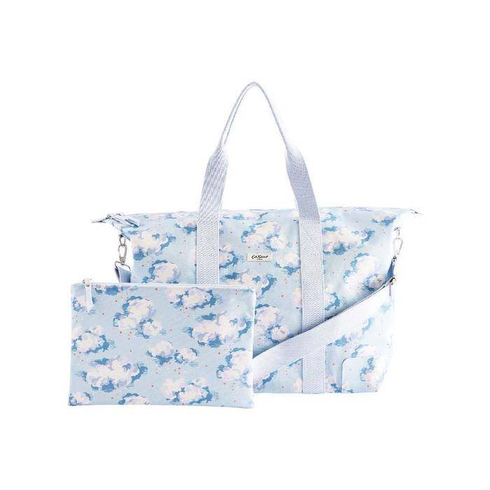Female Overnight Bag Silver Linings Blue