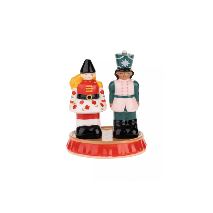Multi-Color Salt & Pepper Shaker Nutcracker