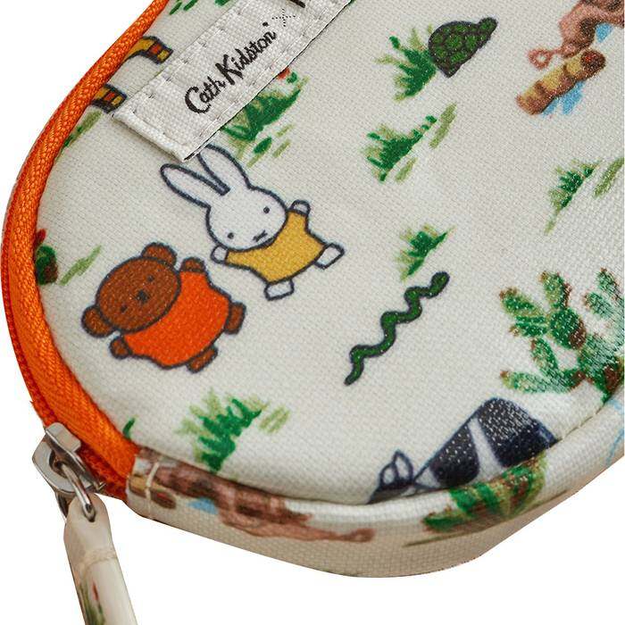 Female Oval Coin Purse Miffy Rodeo Ecru 1