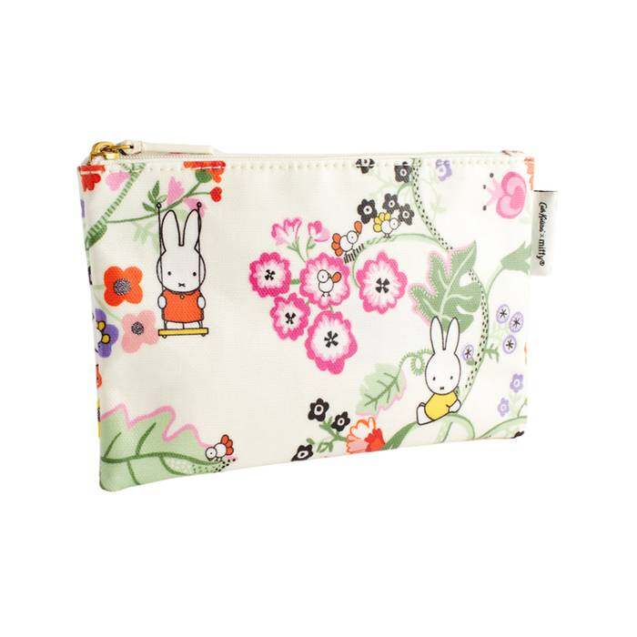 Zipped Purse Miffy Botanical Ecru