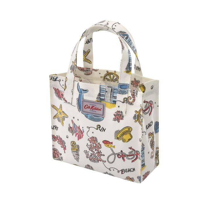 Small Bookbag Summer Time Warm Cream 1