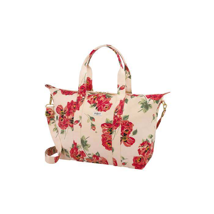 Archive Rose Foldaway Overnight Bag Peach/Red 1
