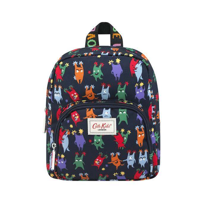 Kids Mini Backpack Good Mini Monsters Navy