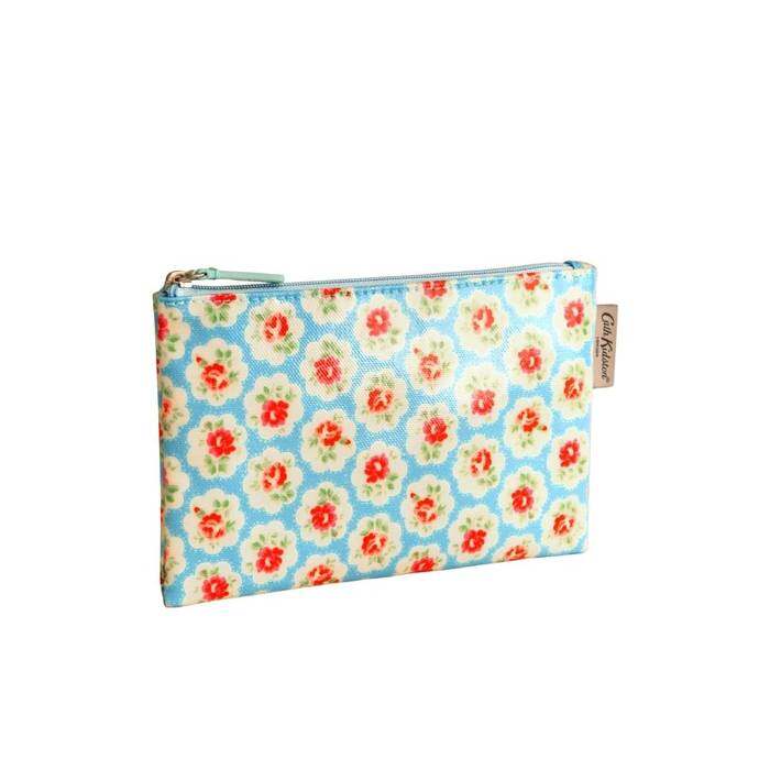 Female Zip Purse Provence Rose Blue