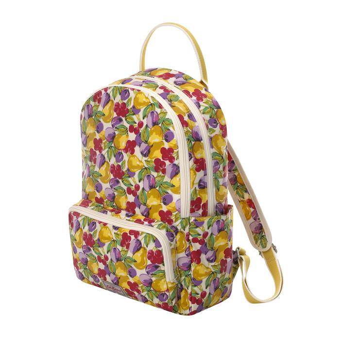 Pocket Backpack Small Painted Fruit Warm Cream 1