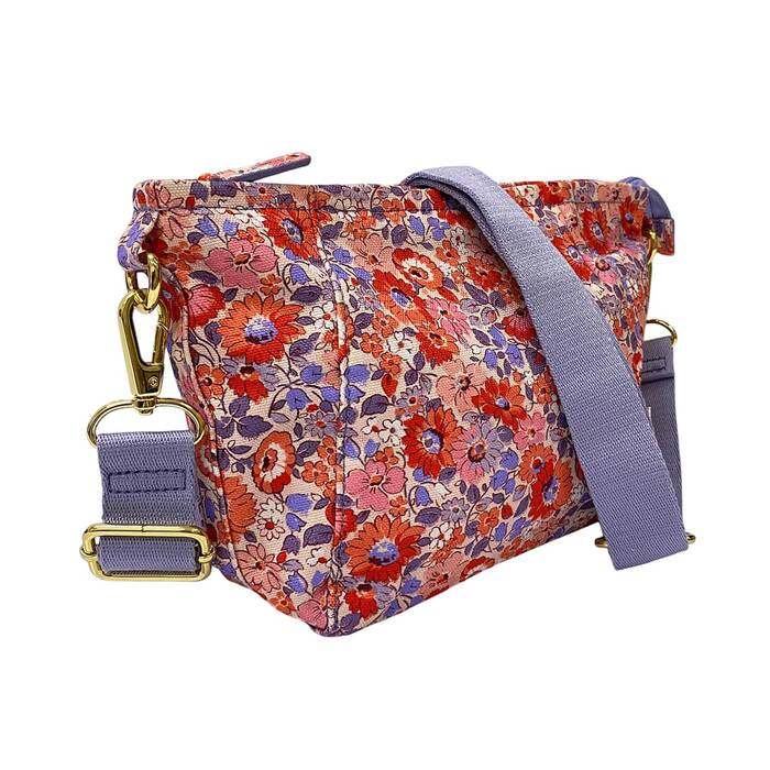 Female Compact Crossbody Archive Ditsy Pink
