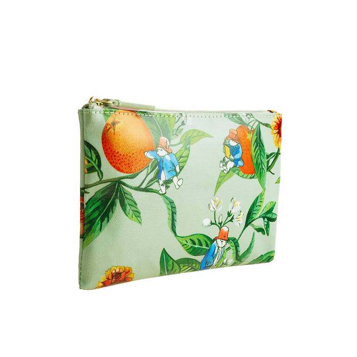 Female Zip Purse Paddington Oranges Green