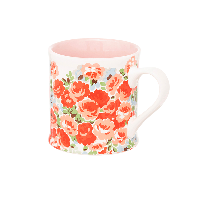 Pink Roses Red Mollie Mug Roses