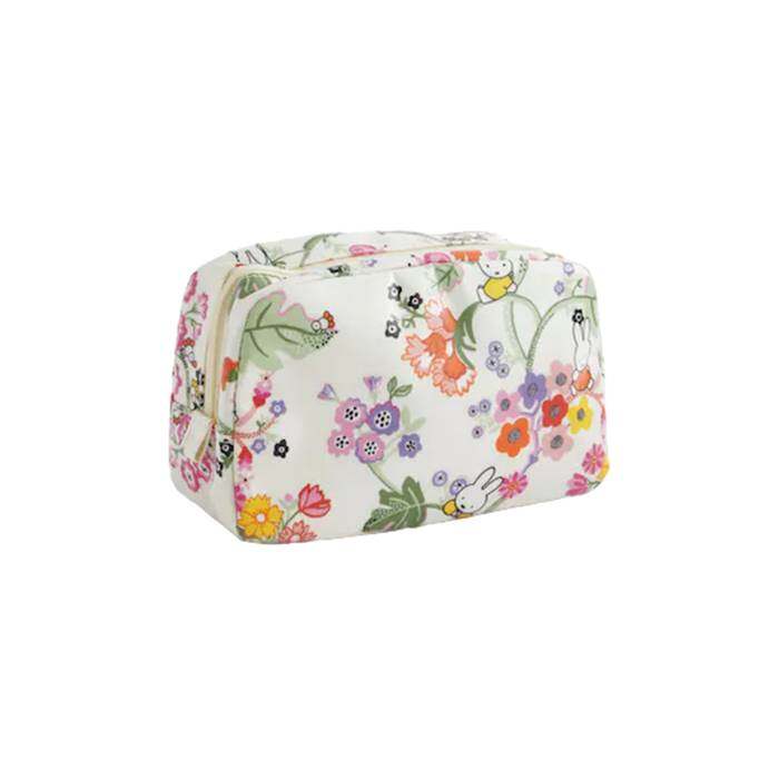 Cosmetic Bag Miffy Botanical Ecru 1