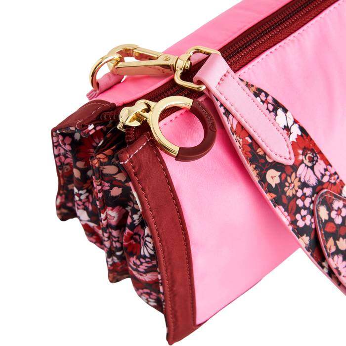 Female Double Crossbody Bag Archive Ditsy Berry Red 1
