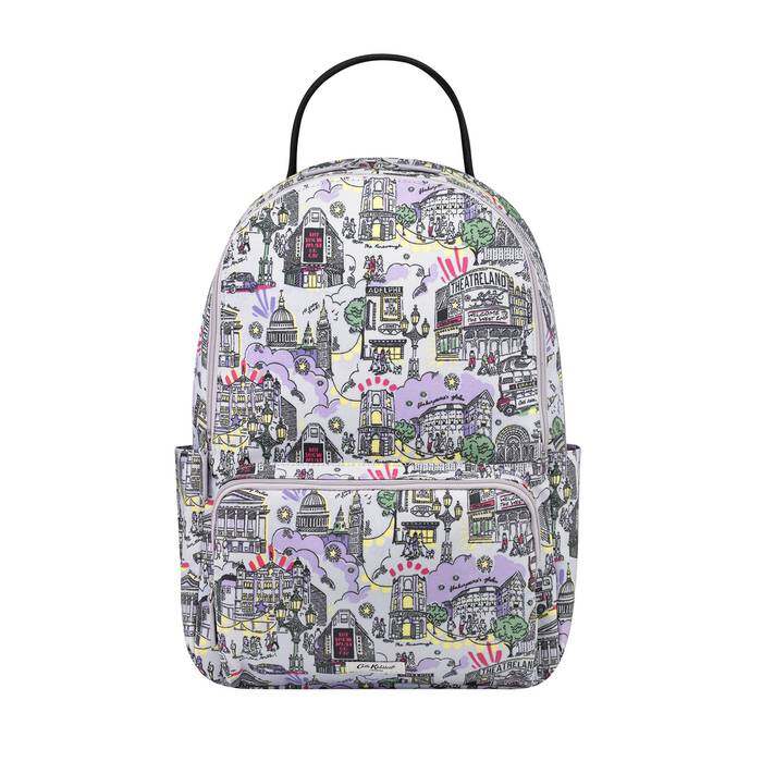 Pocket Backpack London  Lilac/Grey