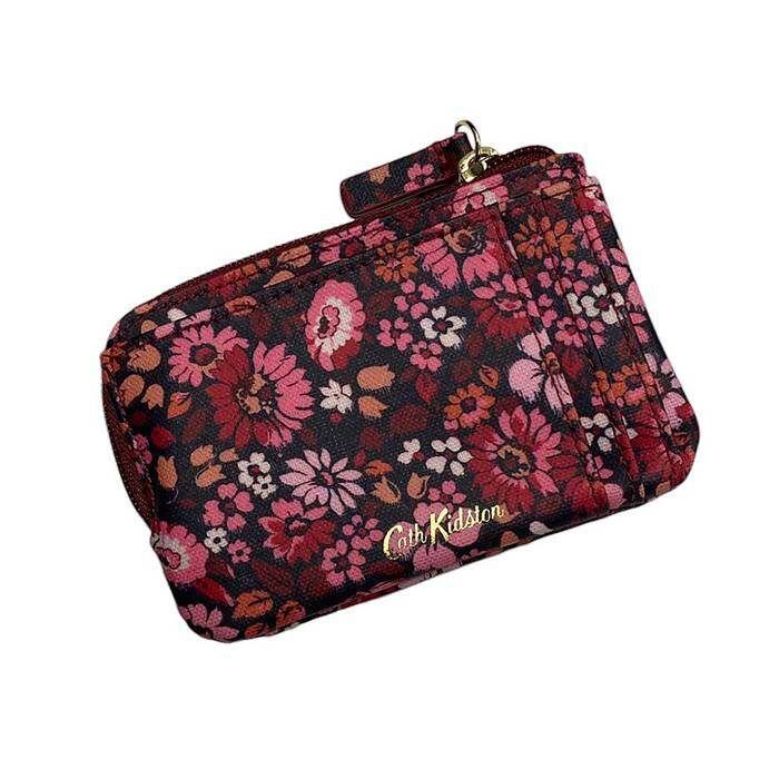 Female Card & Coin Purse Archive Ditsy Berry Red