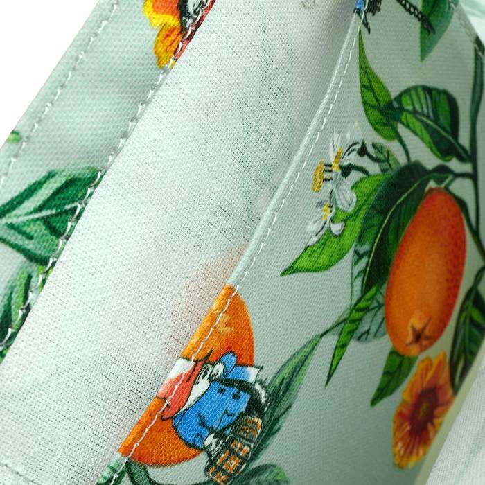 Female Small Bookbag Paddington Oranges Green 1