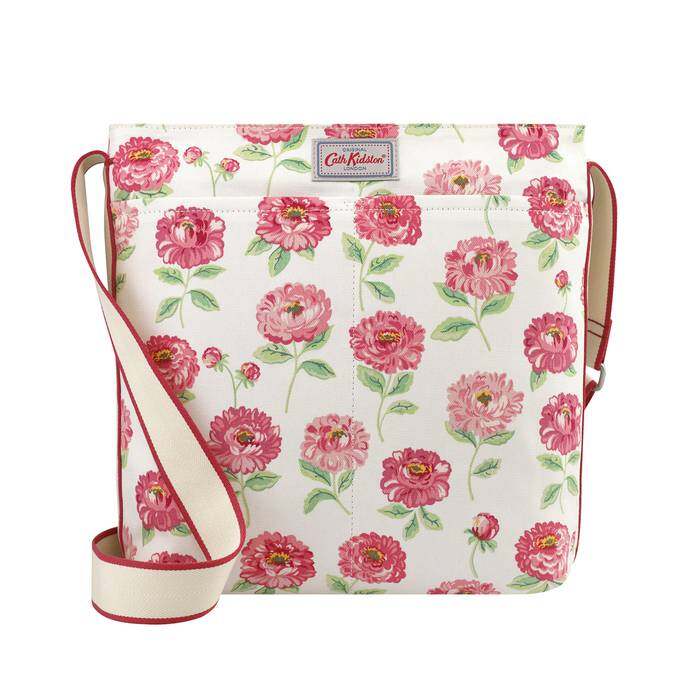 Zipped Messenger Bag Dahlia Cream