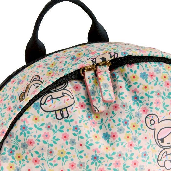 Female Compact Backpack Tokiedoki Ditsy Cream 1