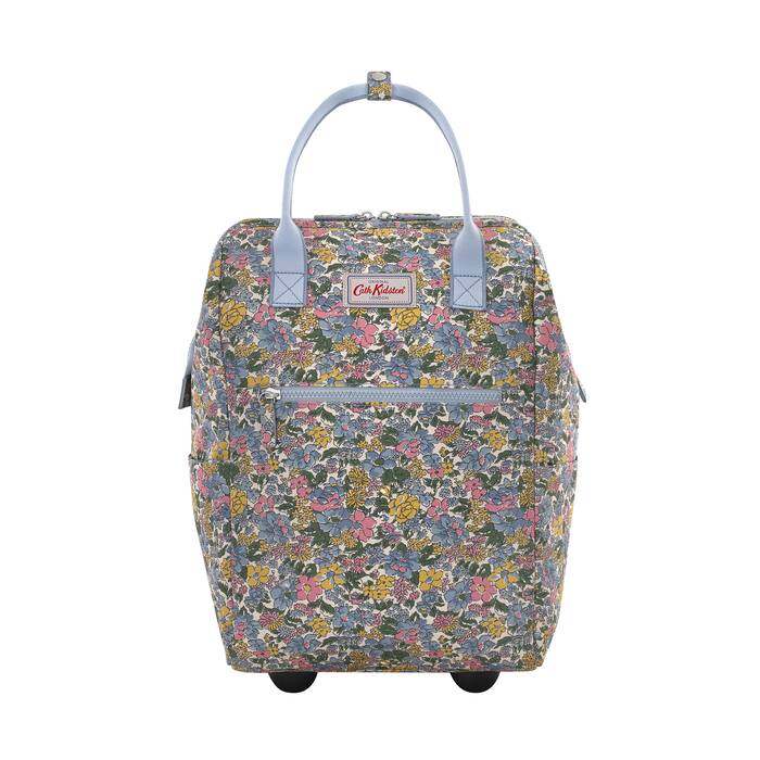 Frame Wheeled Backpack Vale Floral Warm Cream