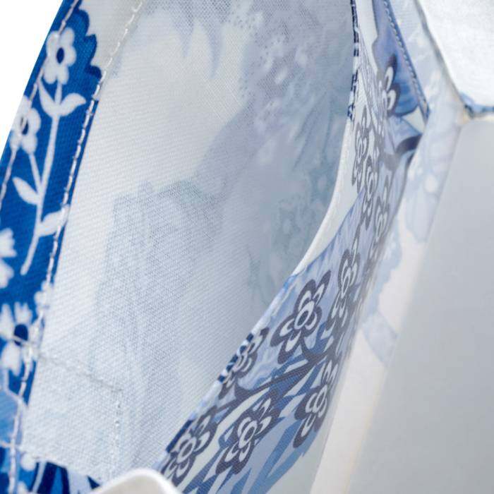 Female Small Bookbag Doodles & Daydreams Floral Blue/White 1