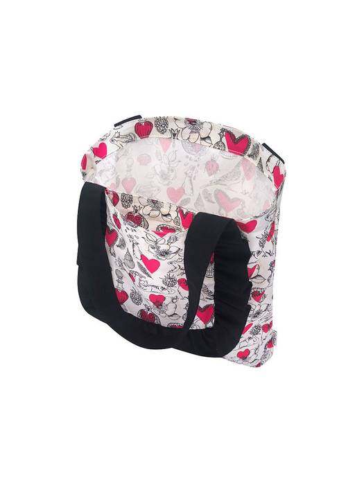 New Frill Tote Shape my Heart Cream 1