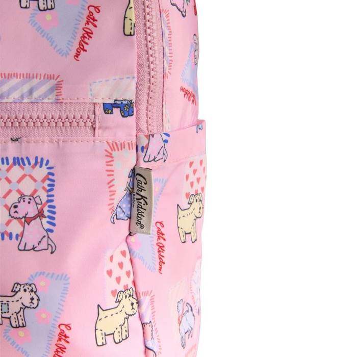 Female Foldaway Backpack Teddy Dog Pink 1