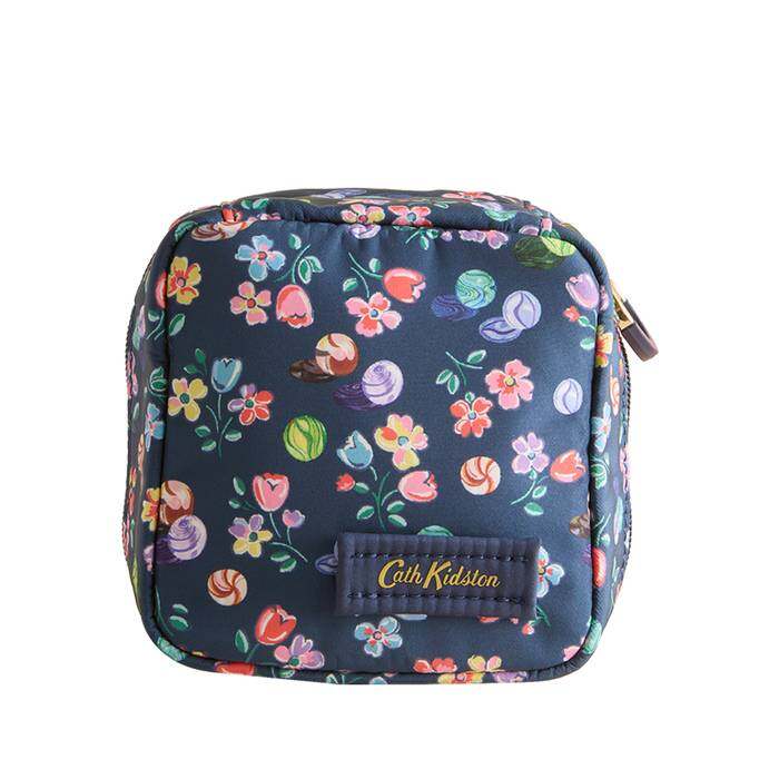 Female Tech Organiser Marble Ditsy Navy