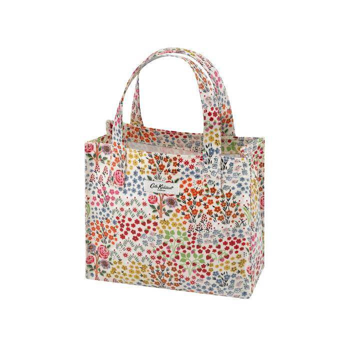 Small Bookbag Kingdom Ditsy Cream 1