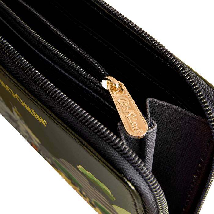 Female Continental Wallet Moomin Valley Green 1